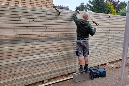 wooden fencing near me