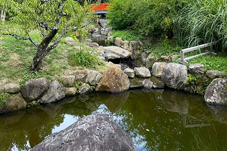 pond rockery decoration