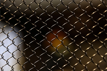 Wire mesh fencing