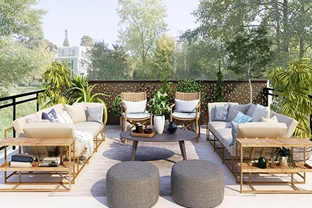 Outdoor living space
