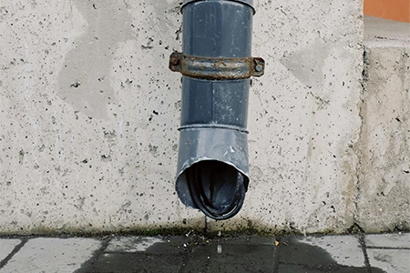 Garden drainage pipe