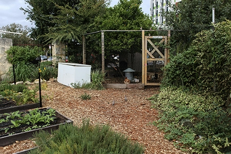 A zoned garden