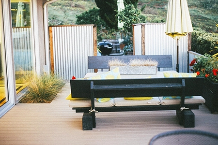 Garden living area
