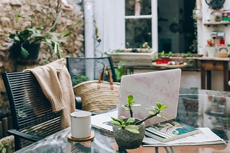Garden office room