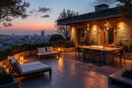 Access to small urban city garden