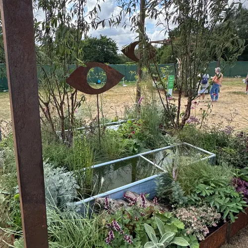 A vision in bloom community cube garden