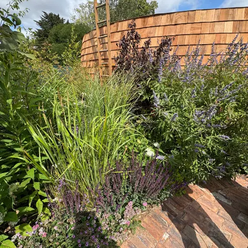 RNIB talking books garden at Sandringham flower show 2026