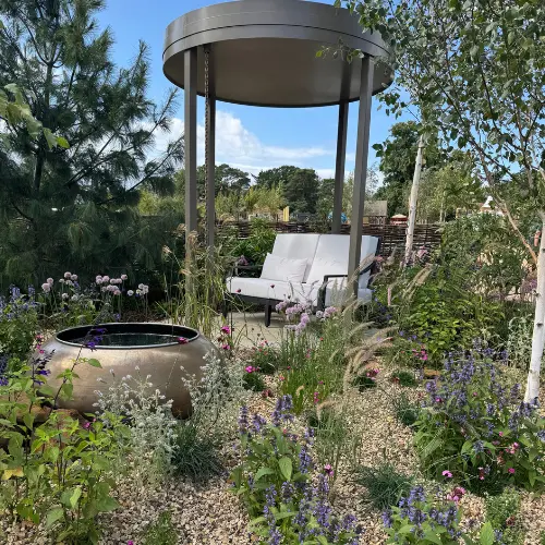 The chestnut garden at the Sandringham flower show 2026