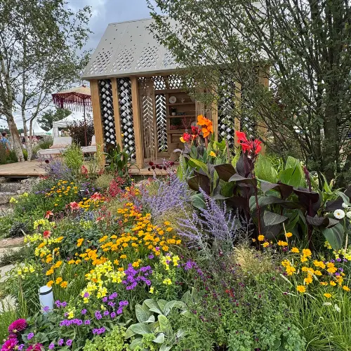100 sweet summers show garden at Sandringham flower show 2026